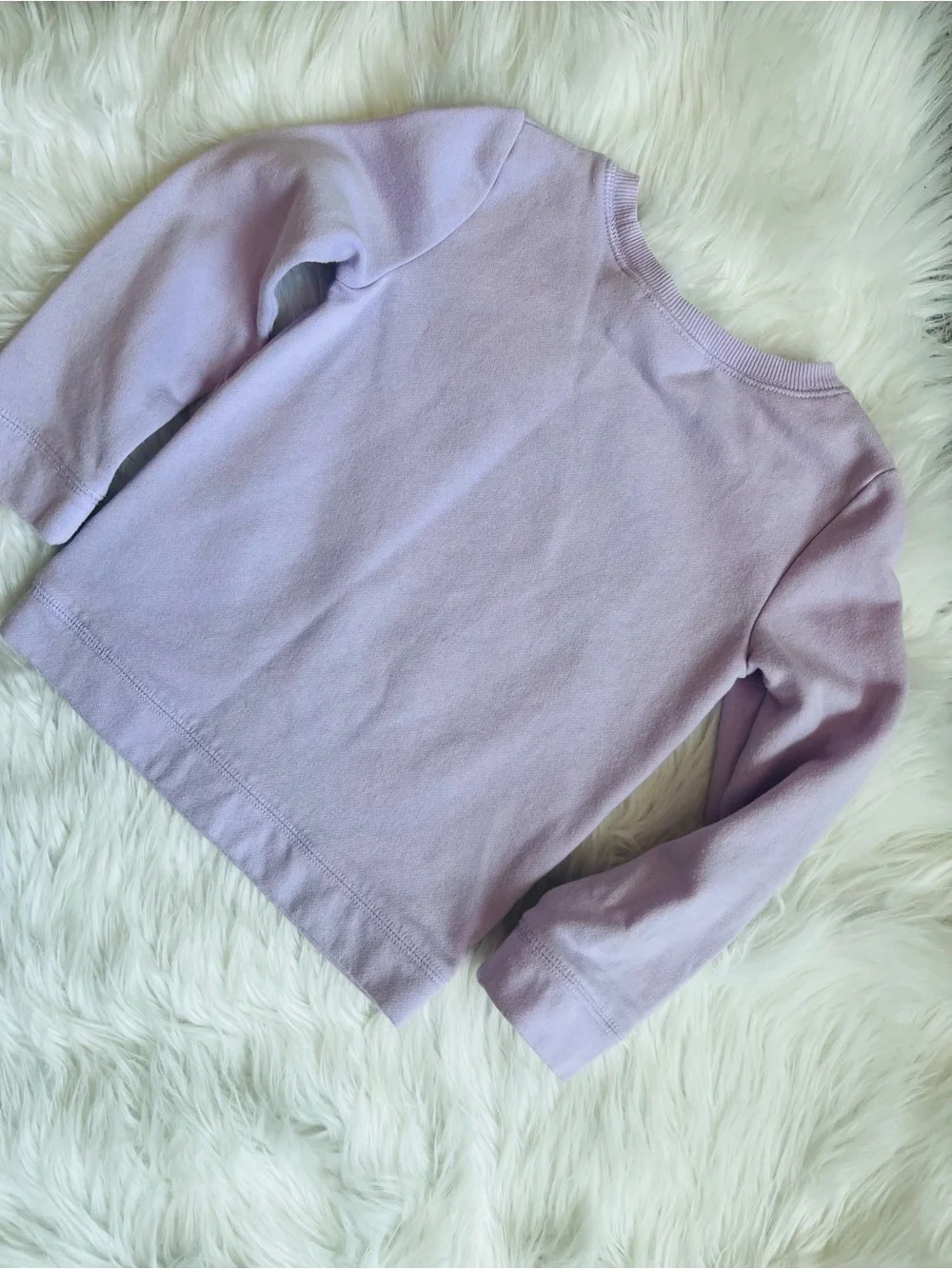 The Children's Place Lavender Heart Patch Long Sleeve Tee